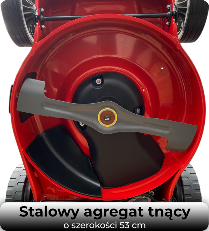 Agregat tnący 53 cm w kosiarce Weibang WB537SLC V 3IN1